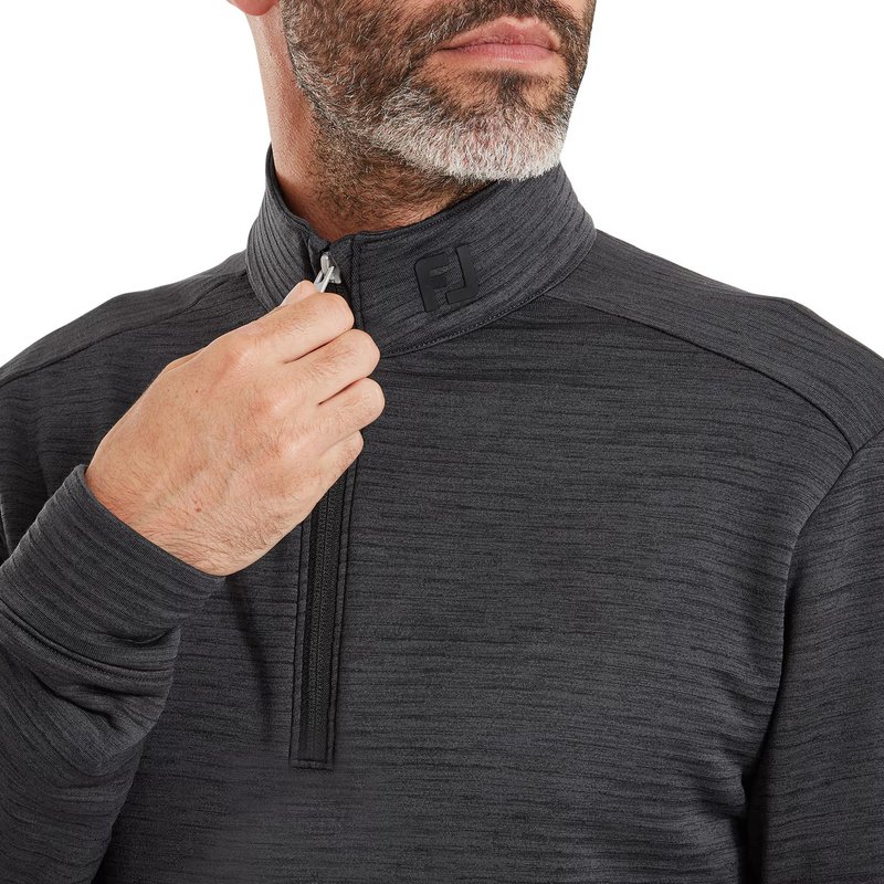 FootJoy ThermoSeries Space Dye Midlayer męska bluza, czarna