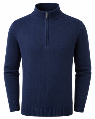 FootJoy drirelease Half-Zip Lined męski sweter, granatowy