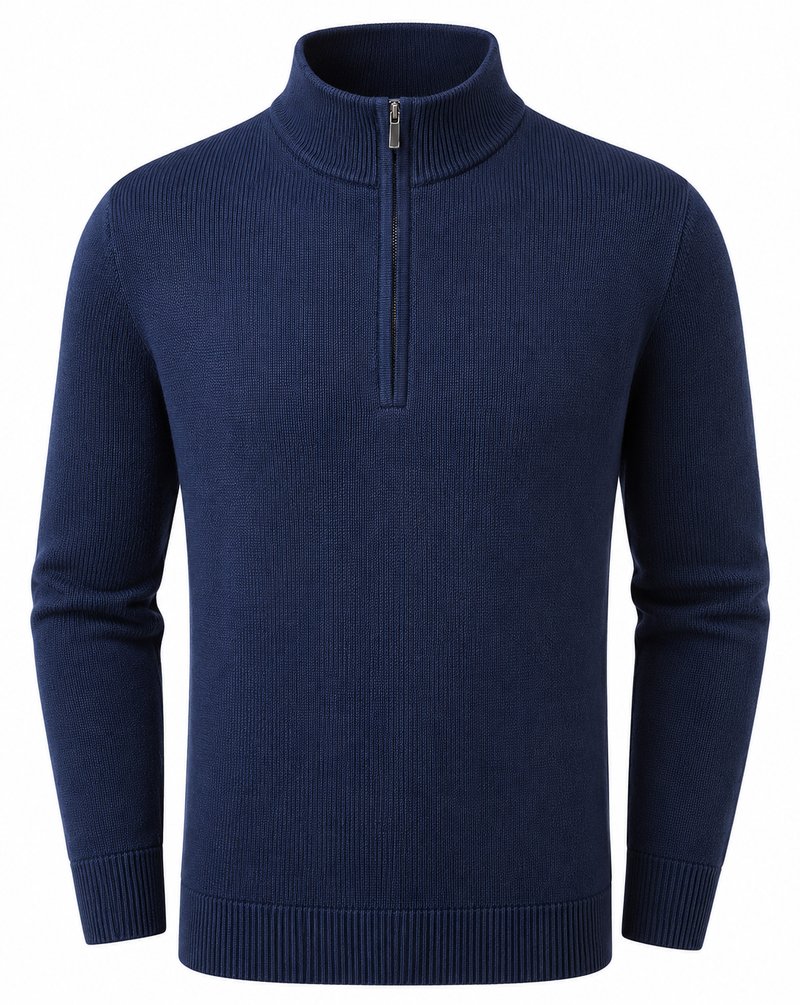 FootJoy drirelease Half-Zip Lined męski sweter, granatowy