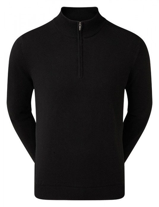 FootJoy drirelease Half-Zip Lined męski sweter, czarny