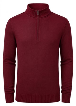 FootJoy drirelease Half-Zip Lined męski sweter, czerwony