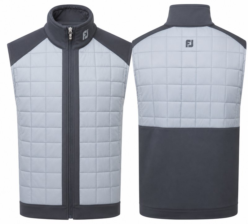 FootJoy ThermoSeries Lightweight Insulated męska kamizelka, węgiel/szary