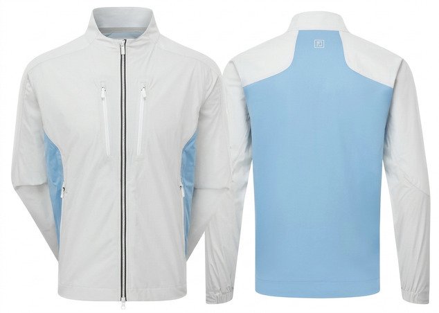 FootJoy Hydro Innovation Arcus męska kurtka, oyster grey/mid blue