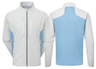 FootJoy Hydro Innovation Arcus męska kurtka, oyster grey/mid blue