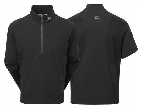 FootJoy HydroLite X Short Sleeve męska kurtka przeciwdeszczowa, czarna