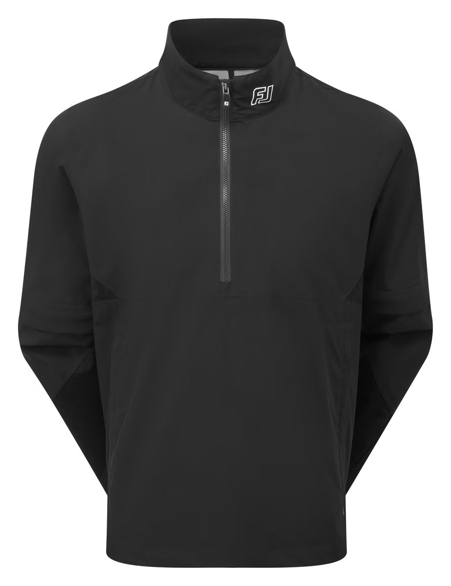 FootJoy HydroLite X Short Sleeve męska kurtka przeciwdeszczowa, czarna