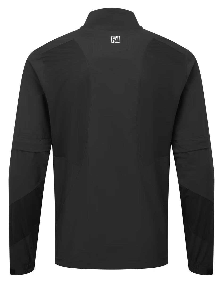 FootJoy HydroLite X Short Sleeve męska kurtka przeciwdeszczowa, czarna