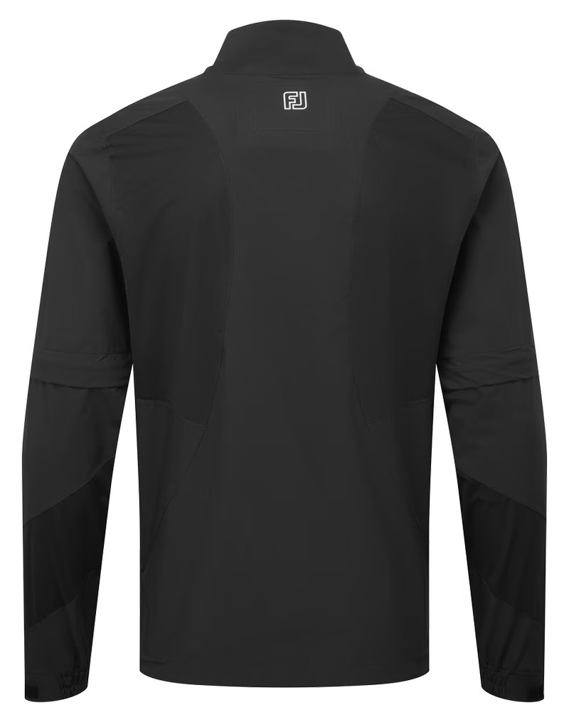 FootJoy HydroLite X Short Sleeve męska kurtka przeciwdeszczowa, czarna