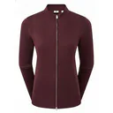 FootJoy drirelease Full-Zip Lined damski sweter, port