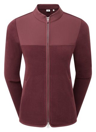 FootJoy MicroFleece Full-Zip Midlayer damska bluza, port