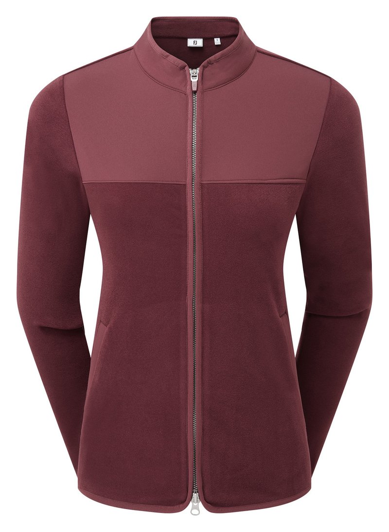 FootJoy MicroFleece Full-Zip Midlayer damska bluza, port