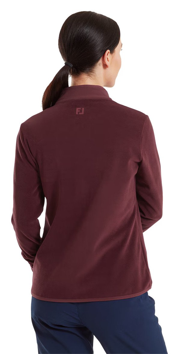 FootJoy MicroFleece Full-Zip Midlayer damska bluza, port