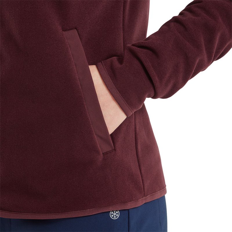 FootJoy MicroFleece Full-Zip Midlayer damska bluza, port