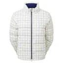 FootJoy ThermoSeries Insulated damska kurtka, off white/navy distressed plaid