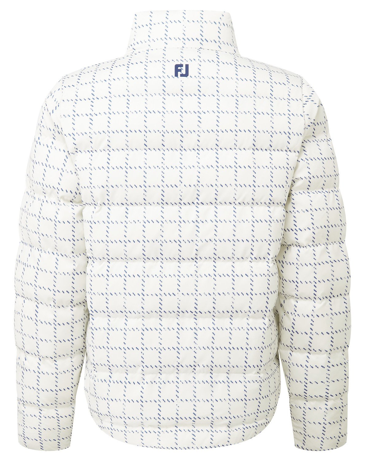 FootJoy ThermoSeries Insulated damska kurtka, off white/navy distressed plaid