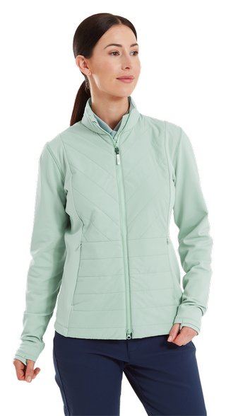 FootJoy ThermoSeries Hybrid damska kurtka, eucalyptus