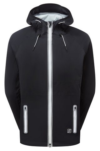 FootJoy HydroKnit damska kurtka, czarno/szaro/biała