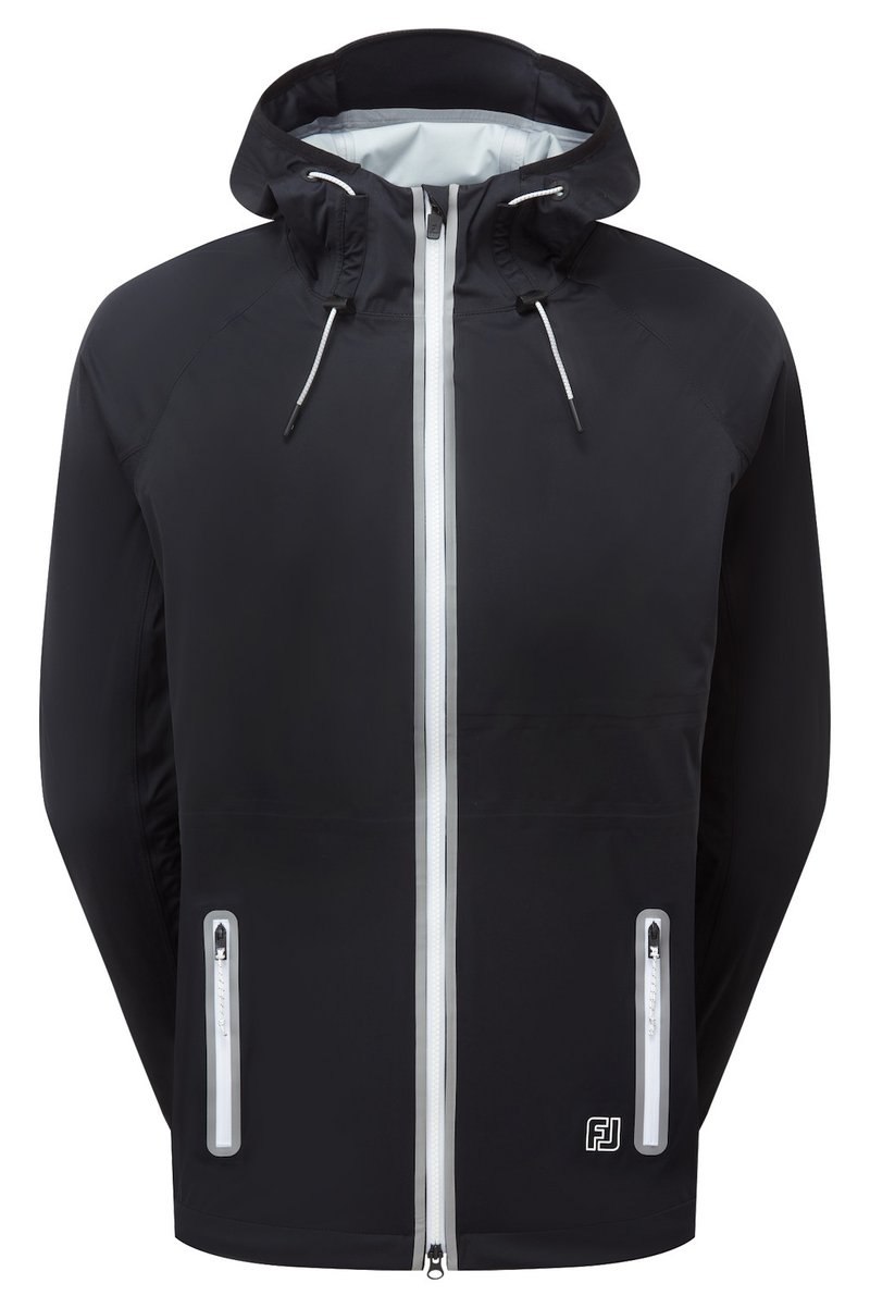 FootJoy HydroKnit damska kurtka, czarno/szaro/biała