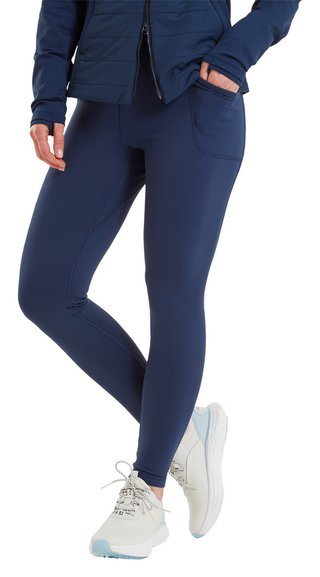 FootJoy ThermoSeries Fleece damskie legginsy, granatowe