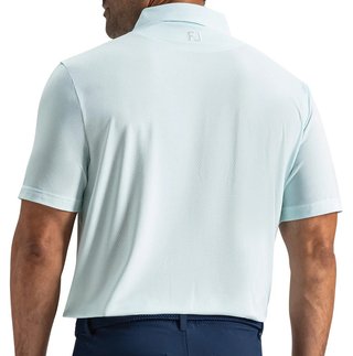 FootJoy Heritage Logo Lisle męskie polo, white/mint julep