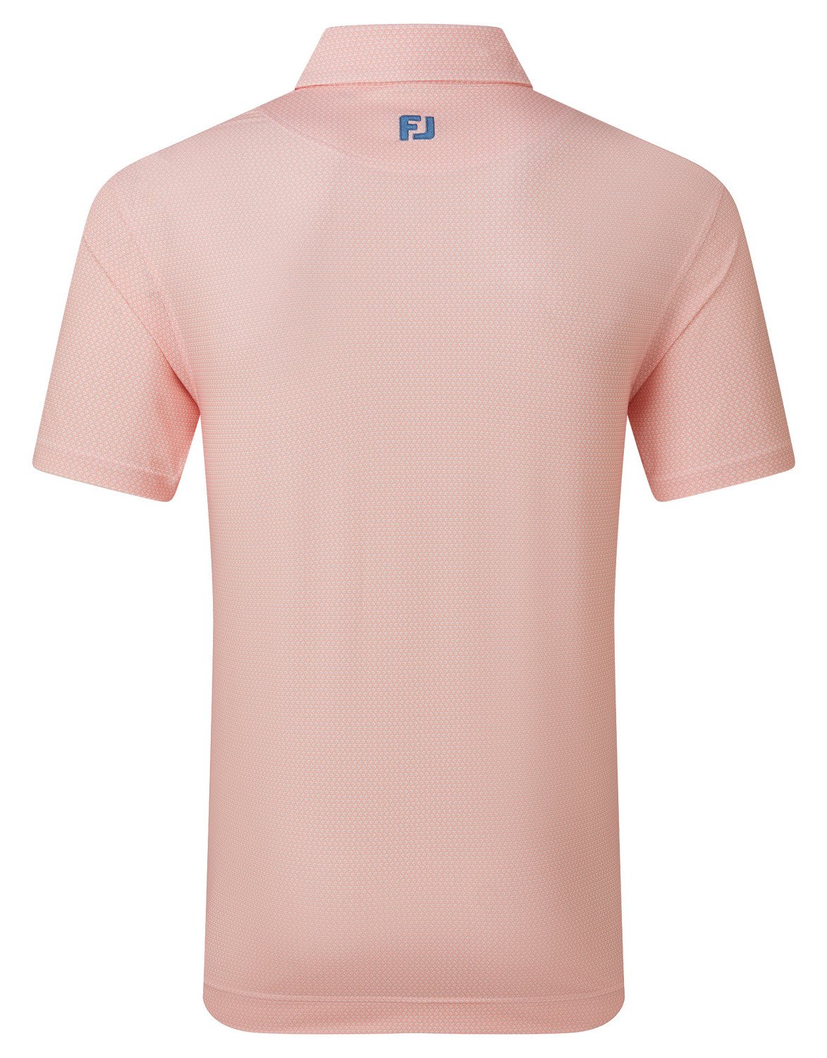 FootJoy Heritage Logo Lisle męskie polo, biało/brzoskwiniowe