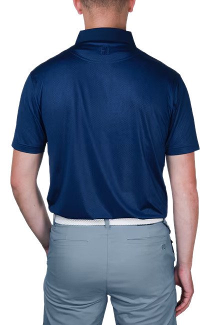 FootJoy Tailor Texture Lisle męskie polo, navy tonal