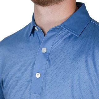 FootJoy Tailor Texture Lisle męska koszulka polo, riviera tonal