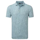 FootJoy Bloody Mary Lisle męska koszulka, biały/lavender aura/mint julep/niebieski