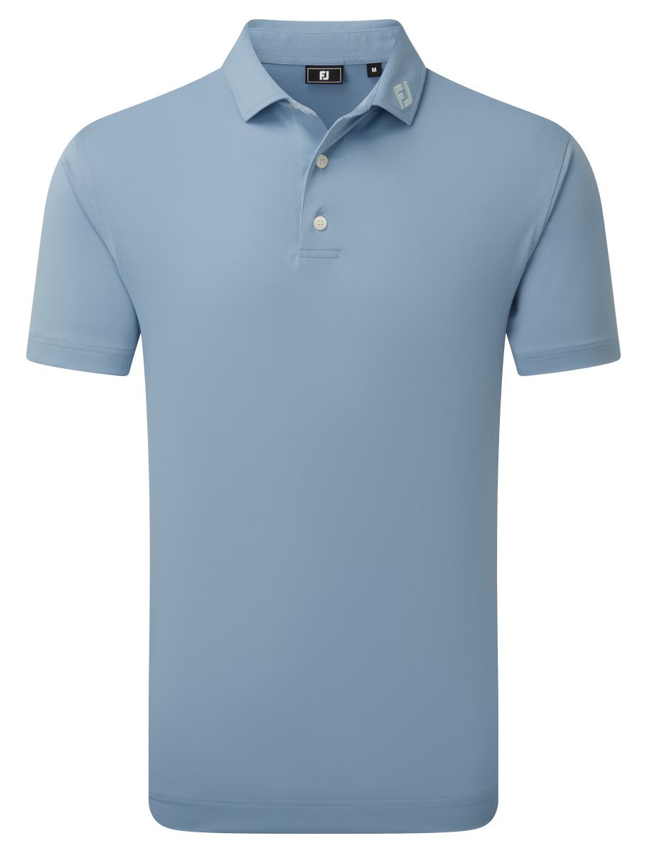 FootJoy Stretch Pique męskie polo, solid winward blue