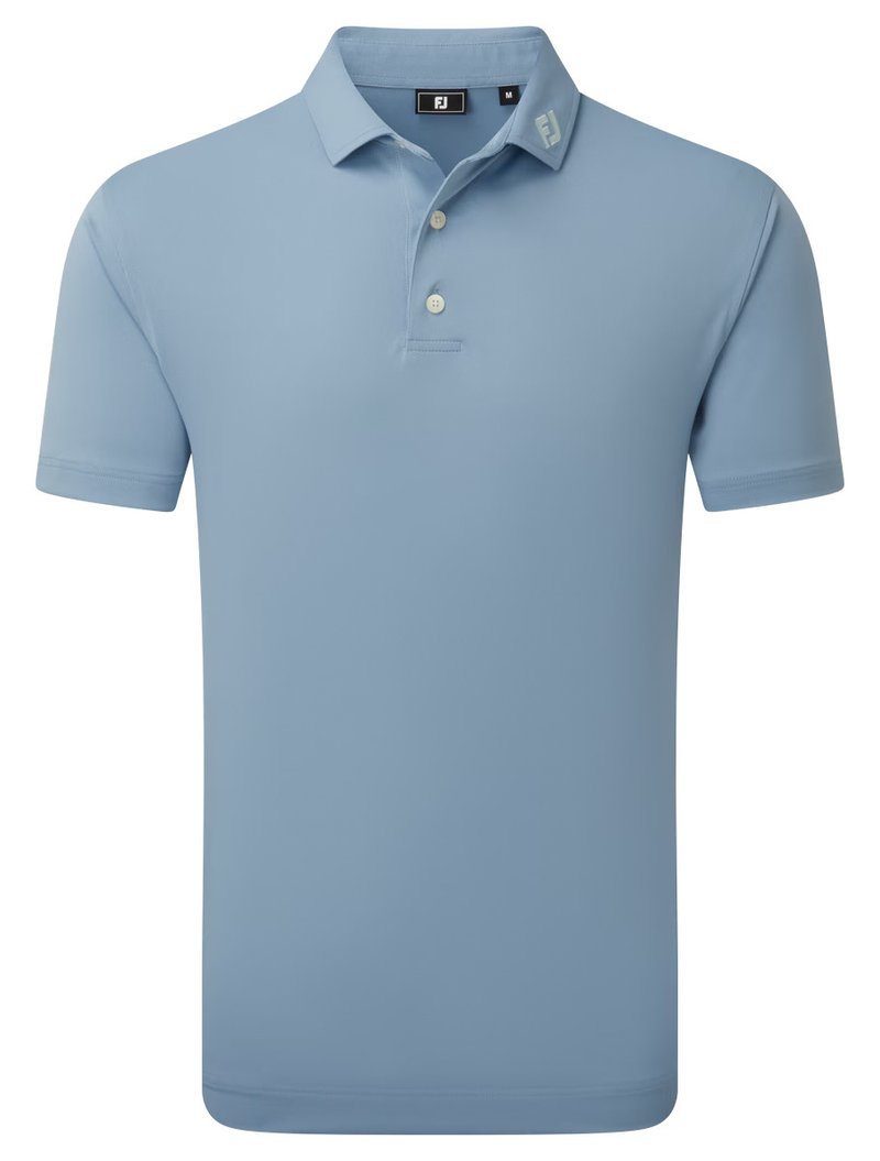FootJoy Stretch Pique męskie polo, solid winward blue