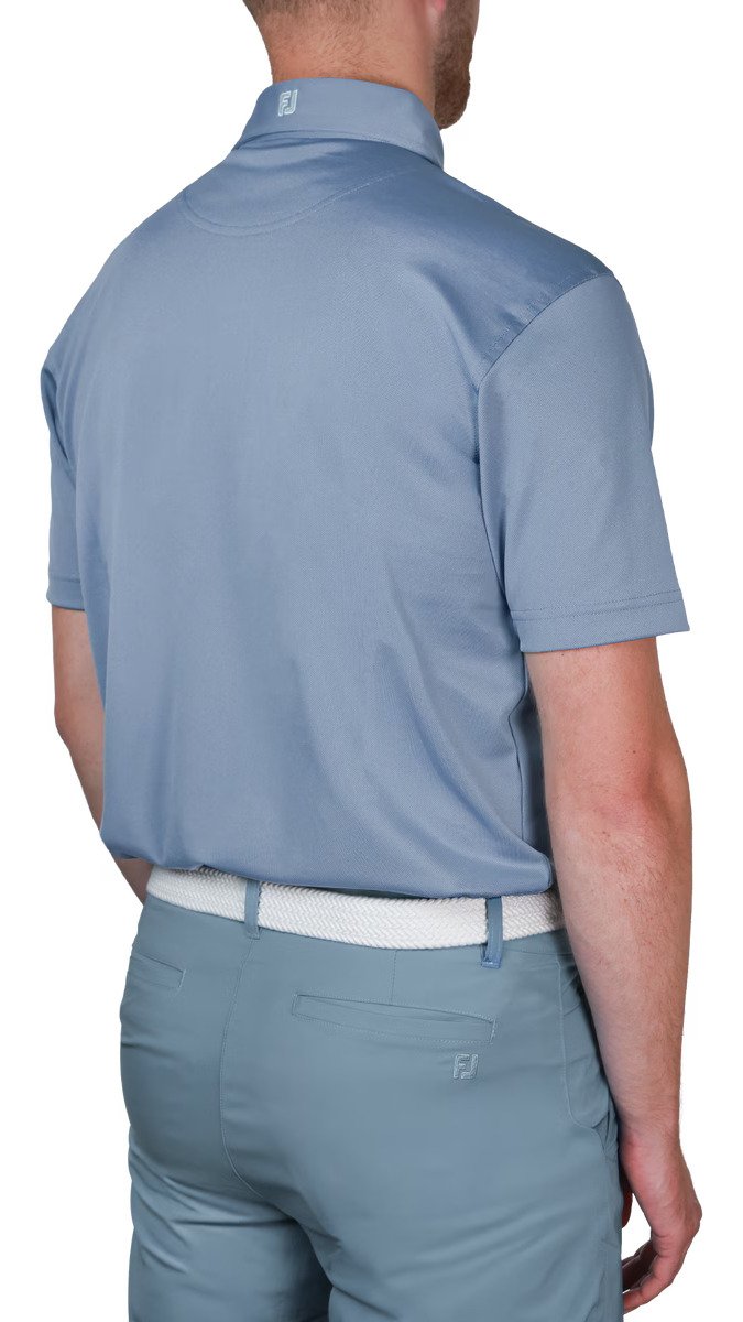 FootJoy Stretch Pique męskie polo, solid winward blue