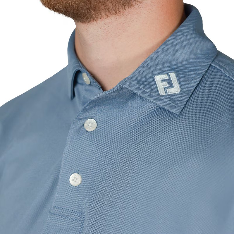FootJoy Stretch Pique męskie polo, solid winward blue