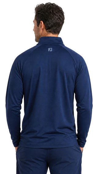 FootJoy Raglan H Block Chill-Out Midlayer Longsleeves męskie t-shirt, granatowy