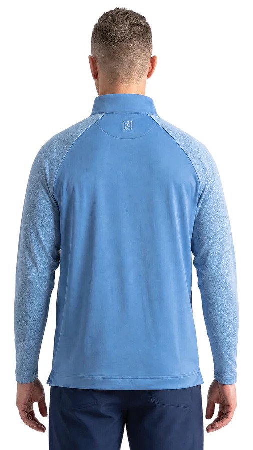 FootJoy Raglan H Block Chill-Out Midlayer Longsleeves męskie t-shirt, riviera