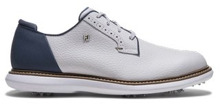 FootJoy FJ Traditions Blucher męskie buty golfowe, white/blue/tan