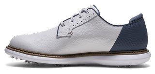 FootJoy FJ Traditions Blucher męskie buty golfowe, white/blue/tan