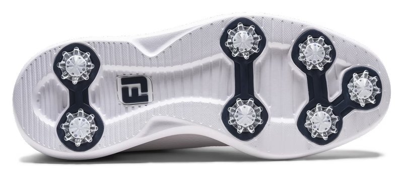 FootJoy FJ Traditions Blucher męskie buty golfowe, white/blue/tan