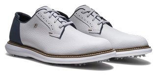 FootJoy FJ Traditions Blucher męskie buty golfowe, white/blue/tan