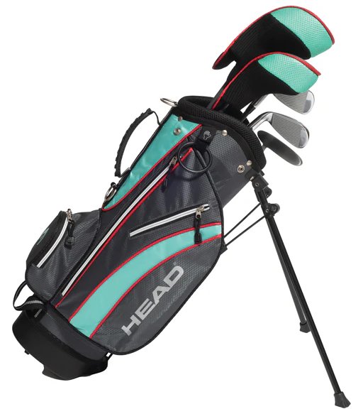 Head 5PC juniorski zestaw golfowy, grafit, +torba stand bag (do 114 cm, 3-5 lat), teal/gray