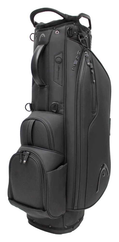 Head Golf PU Leather Premium Neutral NA torba na wózek, czarna