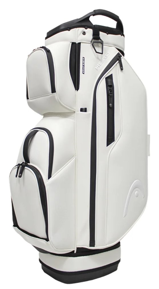 Head Golf PU Leather Premium Neutral NA torba na wózek, biała