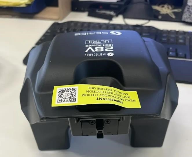 Motocaddy S-Series 28V NEW 2026 akumulator litowy i ładowarka (ULTRA), czarny