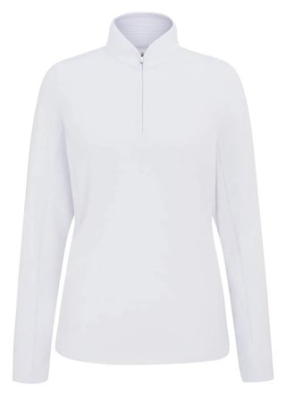 PING Abigale Performance Fleece damska bluza, biała