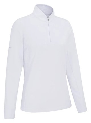 PING Abigale Performance Fleece damska bluza, biała