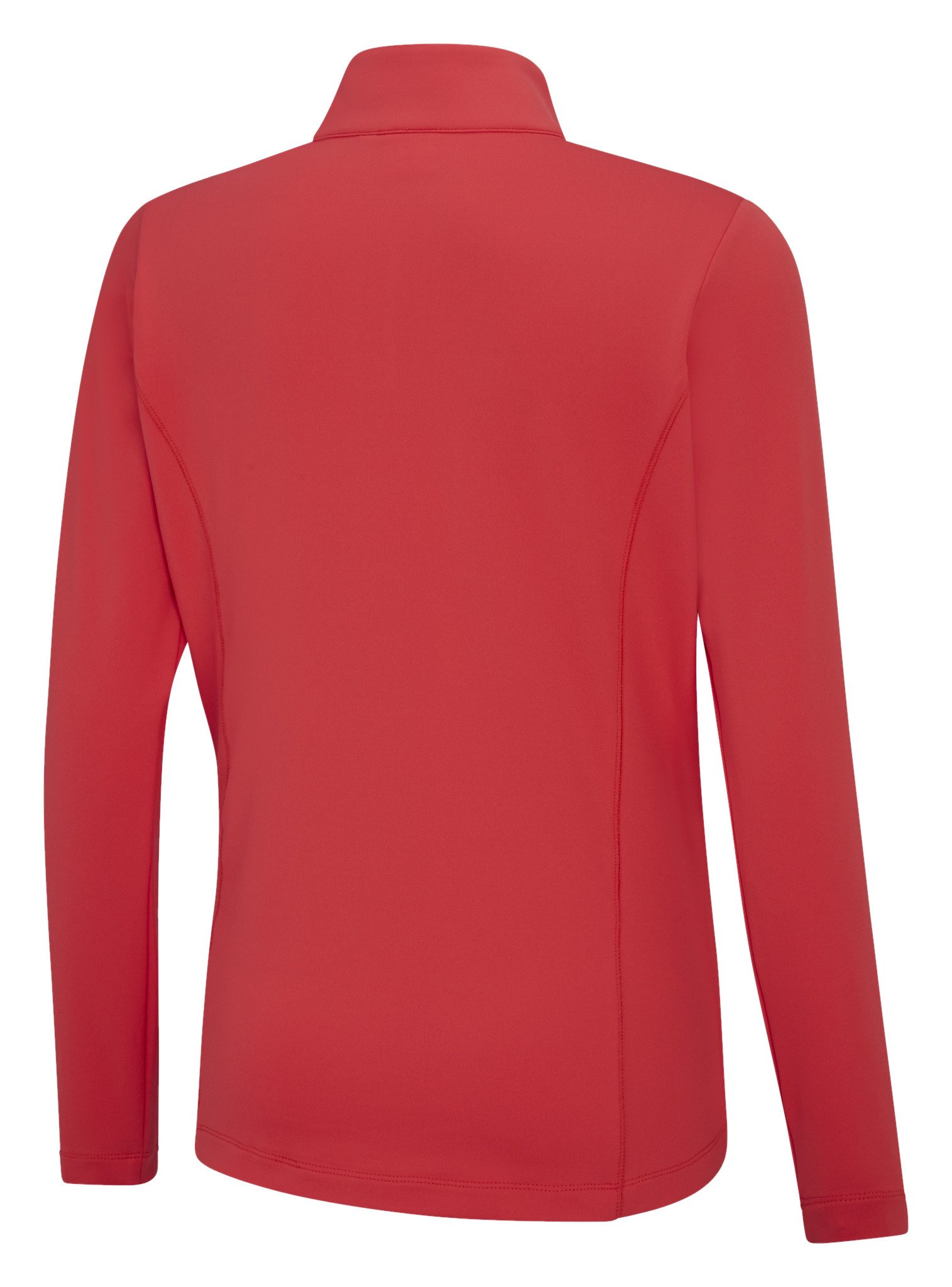 PING Aveline Half Zip damska koszulka z długim rękawem, cayenne