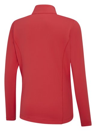 PING Aveline Half Zip damska koszulka z długim rękawem, cayenne