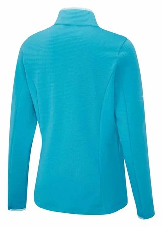 PING Abigale Performance Fleece damska bluza, turkusowa