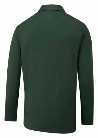 PING Demitri Longsleeve męskie polo, gorse green