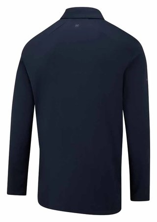 PING Demitri Longsleeve męskie polo, granatowe
