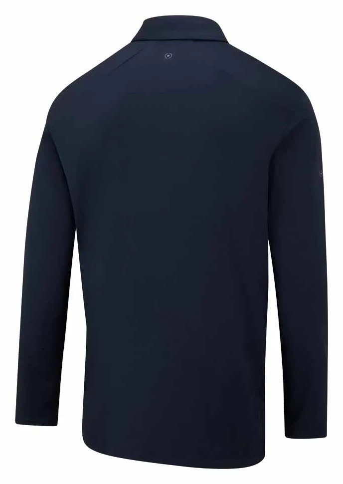 PING Demitri Longsleeve męskie polo, granatowe